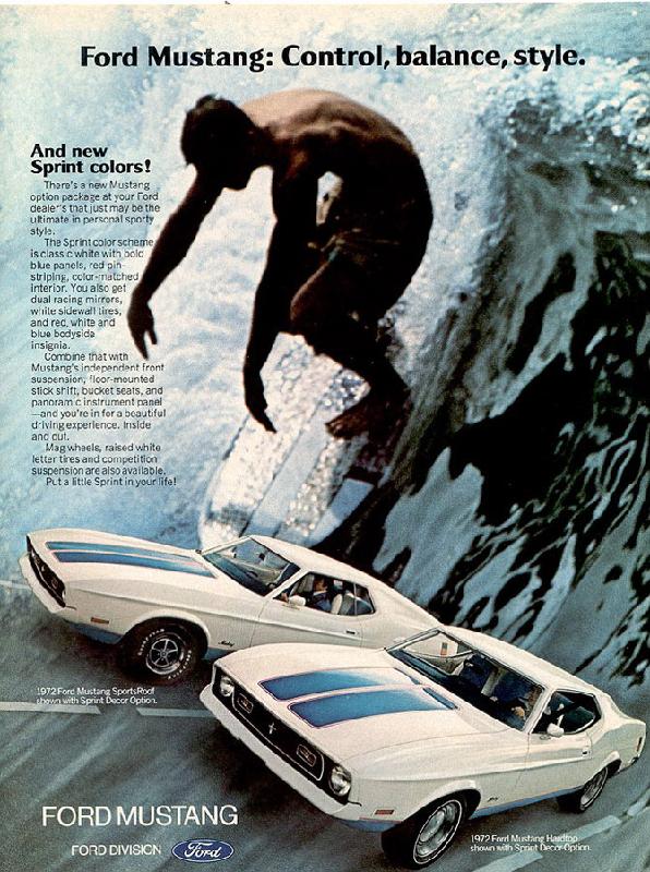 Ford Mustang: Control, balance, style, 1972