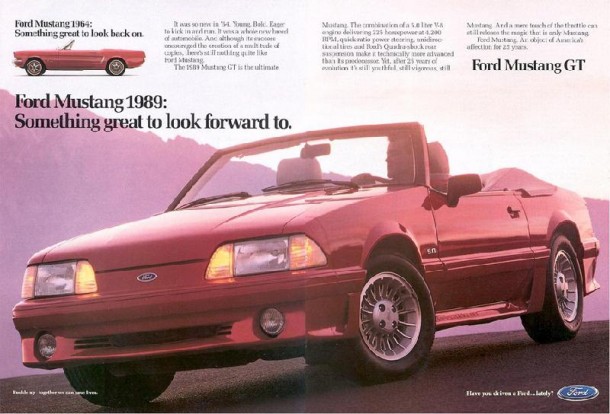 Ford Mustang GT: something great to look forward to, 1989