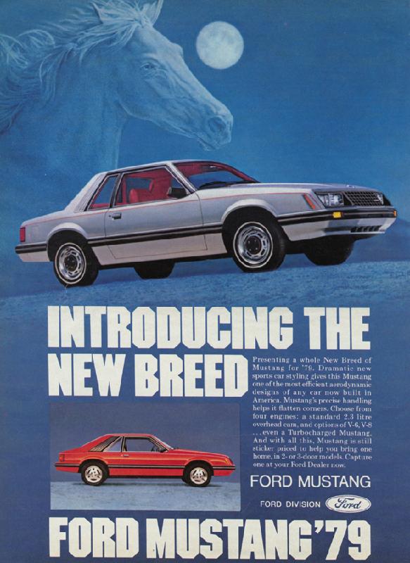 Introducing the new breed Ford Mustang, 1979