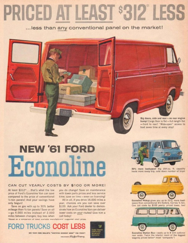 New '61 Ford Econoline, 1961