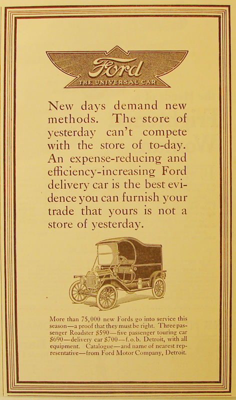 New days demand new methods, 1912