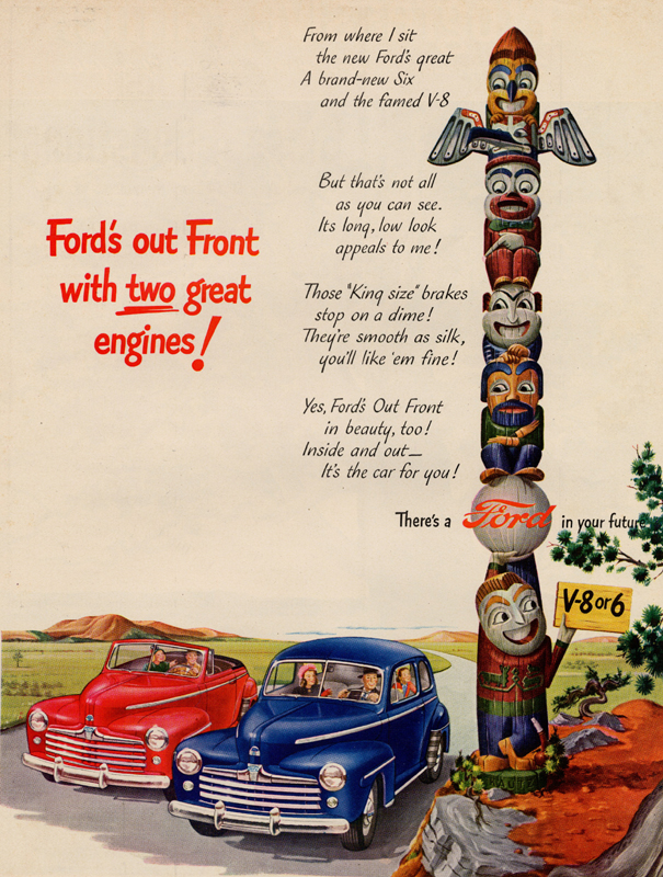 Ford's out front with two great engines!, 1947