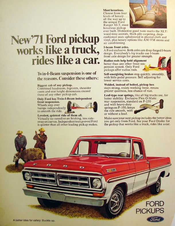 New '71 Ford pickup works like a truck, rides like a car, 1970