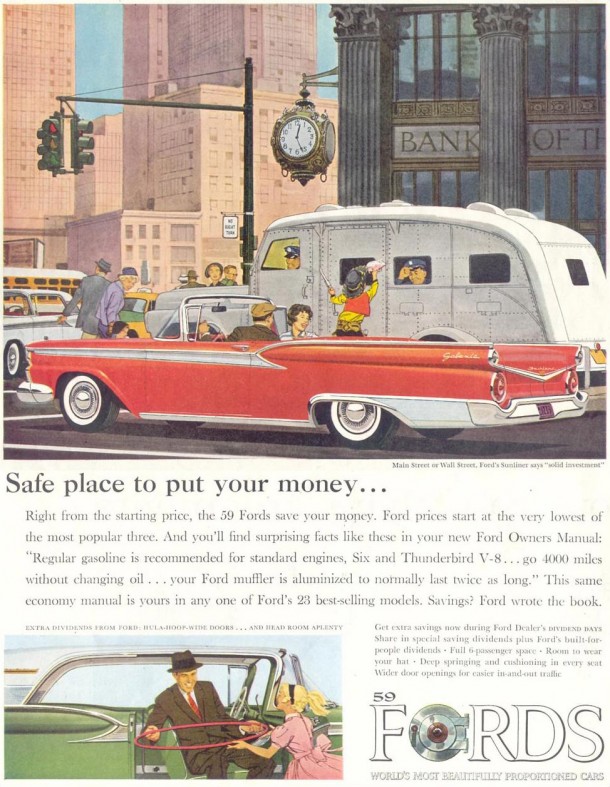 Safe place to put your money..., 1959