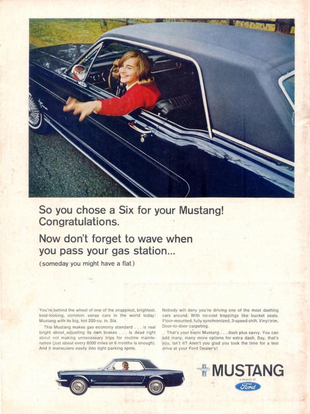 So you chose a six for your Mustang! Congratulations, 1966