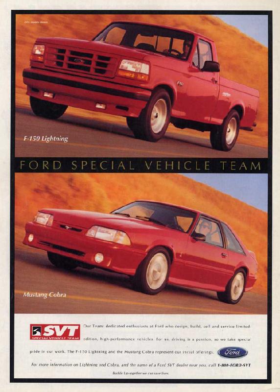 Ford special vehicle team, 1993