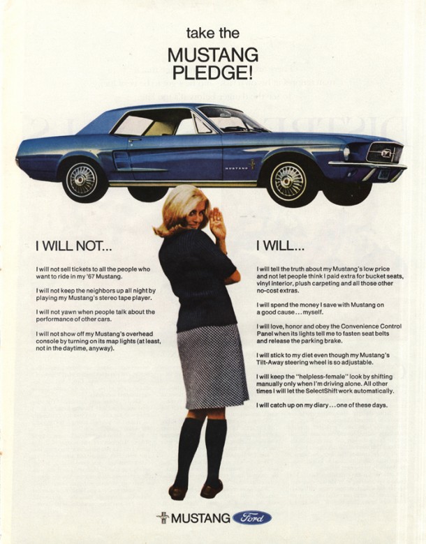 Take the Mustang pledge!, 1967