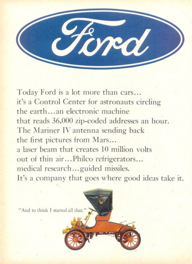 Today Ford is a lot more than cars..., 1966