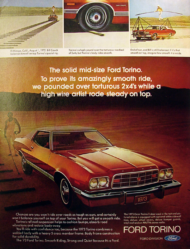 The solid mid-size Ford Torino, 1973