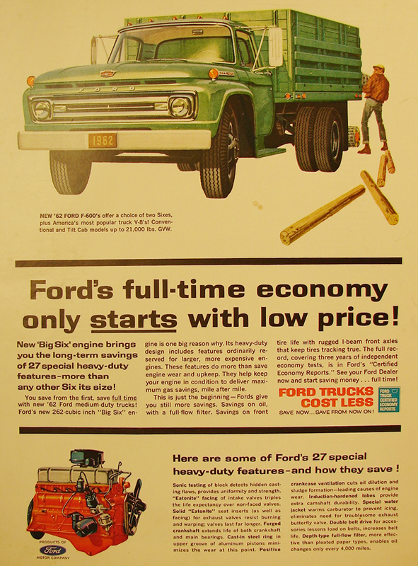 Ford's full-time economy only starts with low price!, 1962