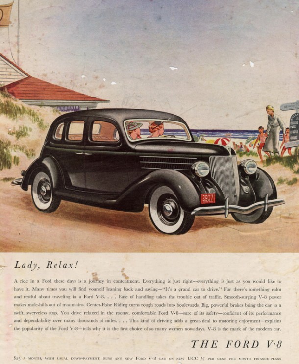 Ford V8 "Lady, relax!", 1936