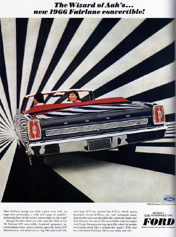 The wizard of Aah's... new 1966 Fairlane convertible!, 1966