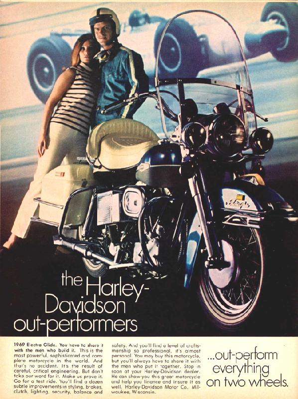 The Harley-Davidson out-performers, 1969