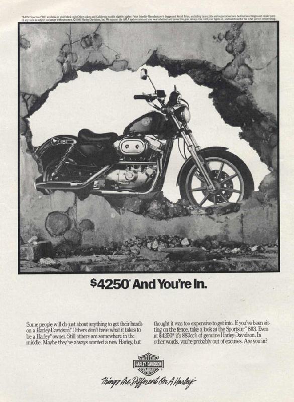 Harley-Davidson Sportster 883, 1990