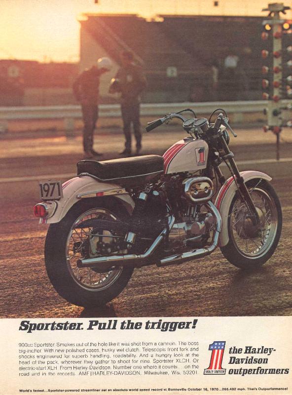 Sportster. Pull the trigger!, 1971