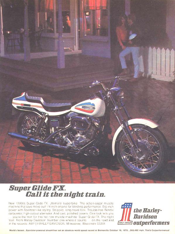 Super Glide FX call it the night train, 1971