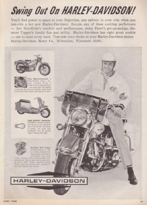 Swing out on Harley-Davidson!, 1964