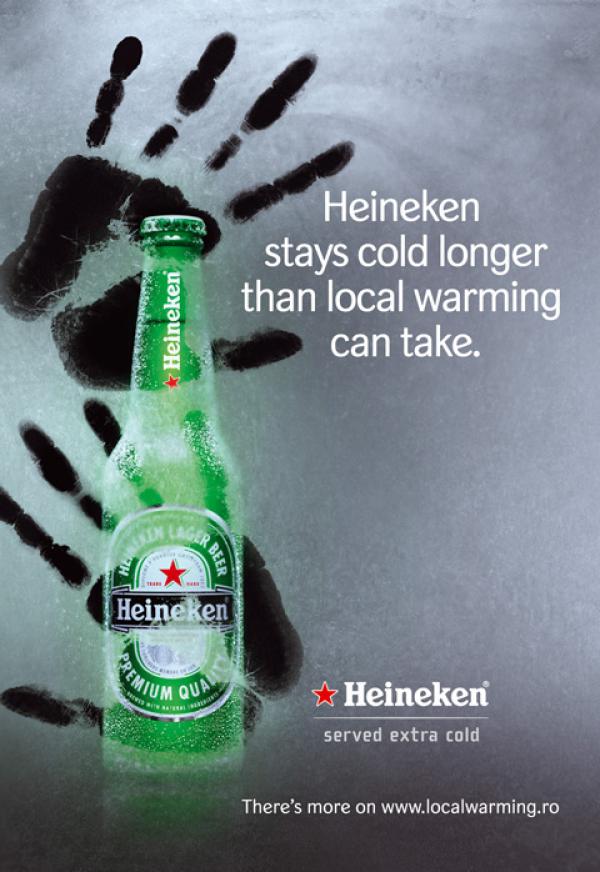 Heineken stays cold longer than local warming can take, 2007