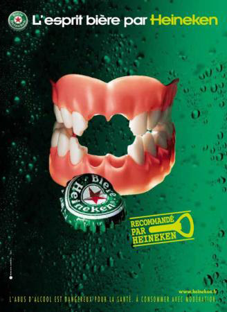 Heineken: set of teeth, 2003