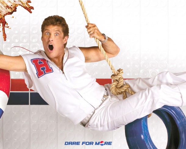 Pepsi campaign with David Hasselhoff "Dare for more" 1990s