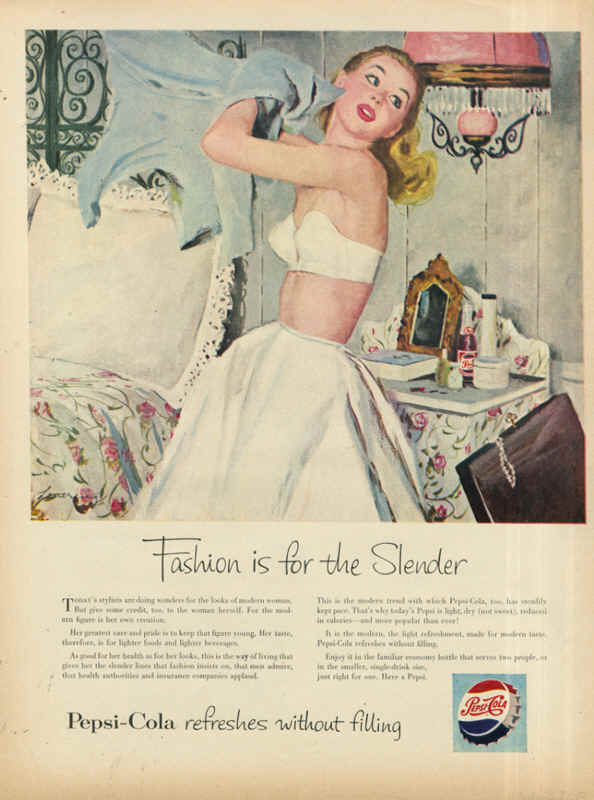 Fashion is for the slender 1953