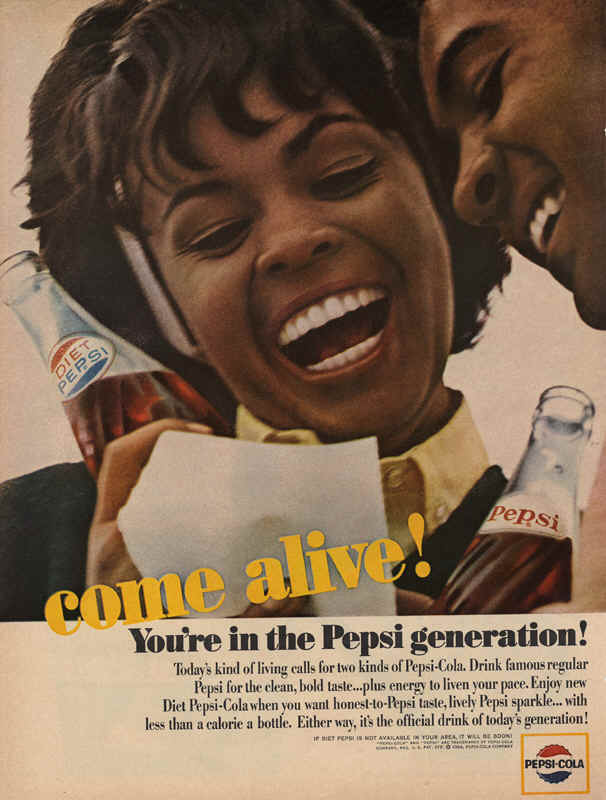 Drink famous regular Pepsi for the clean, bold taste..., 1964