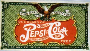 Pepsi free drink coupon 1905-1915 #1