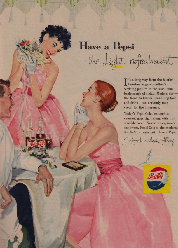 Pepsi "Have a Pepsi the light refreshment" 1950s