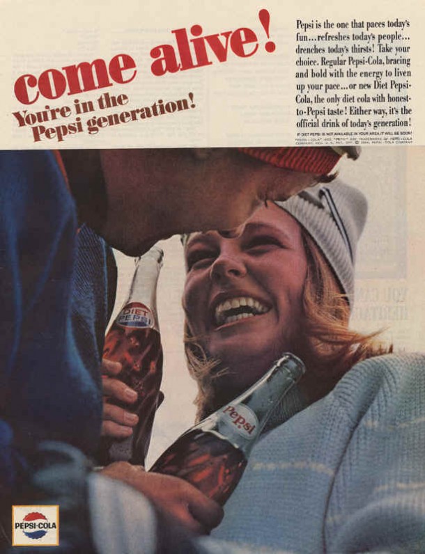 Pepsi is the one that paces today's fun..., 1964