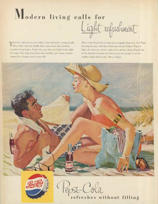 Modern living calls for light refreshment 1953