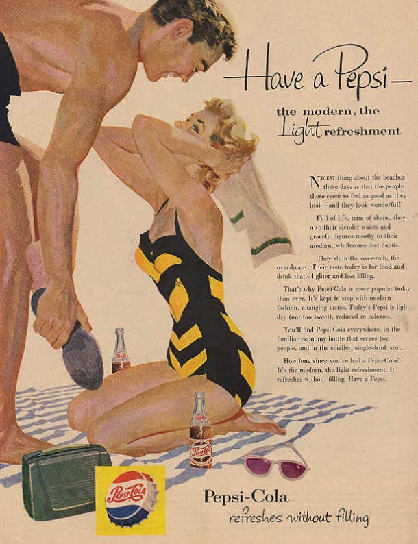 Have a Pepsi - the modern, the light refreshment 1954