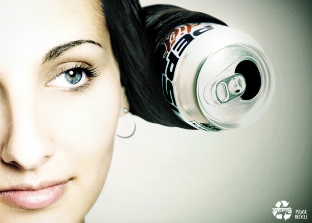 Pepsi recycle: hairstyle 2006