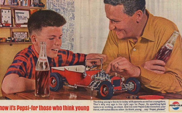 So think young... say â€œPepsi, please!â€ 1964