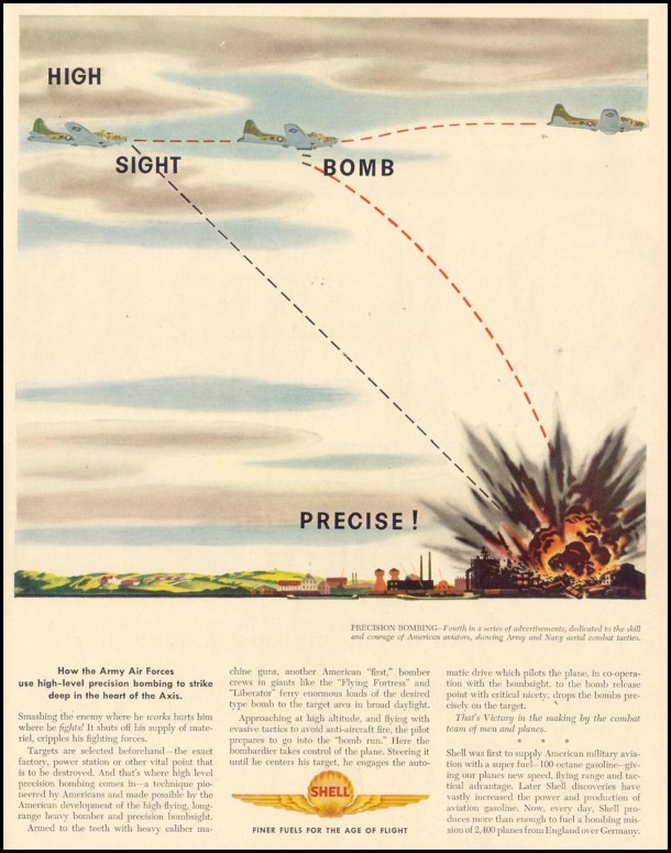 Shell wartime magazine ad, 1944